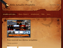 Tablet Screenshot of bibleactualiteprophetie.com